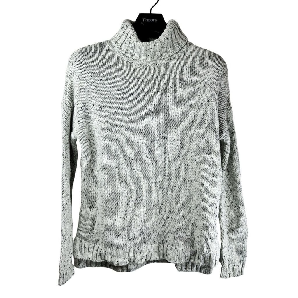 Marine Layer MARINE LAYER Women's Sustainable Ivory Turtleneck Sweater XS Size XS / US 0-2 / IT 36-38 - 1 Thumbnail