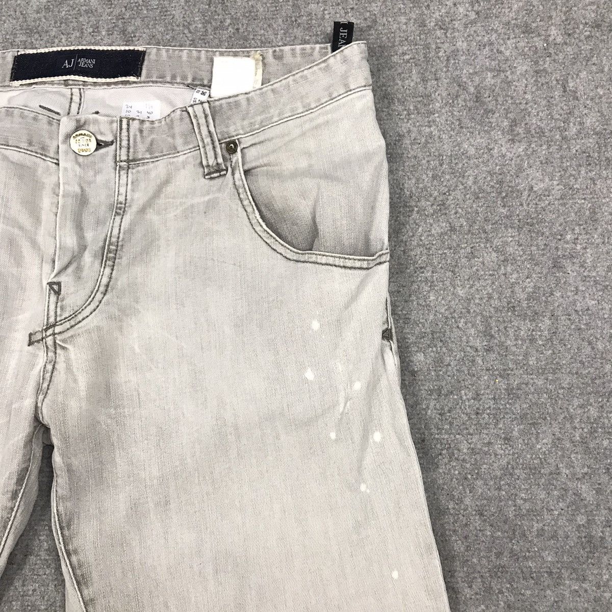 Armani × Emporio Armani × Japanese Brand ARMANI JEANS LIGHT WASH FADED DENIM PANTS Size US 34 / EU 50 - 5 Thumbnail