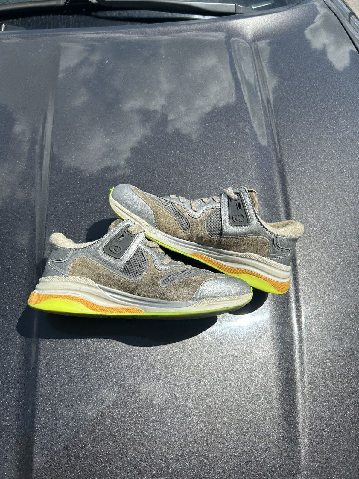 Gucci Gucci ultrapace silver Size US 8 / EU 41 - 2 Thumbnail
