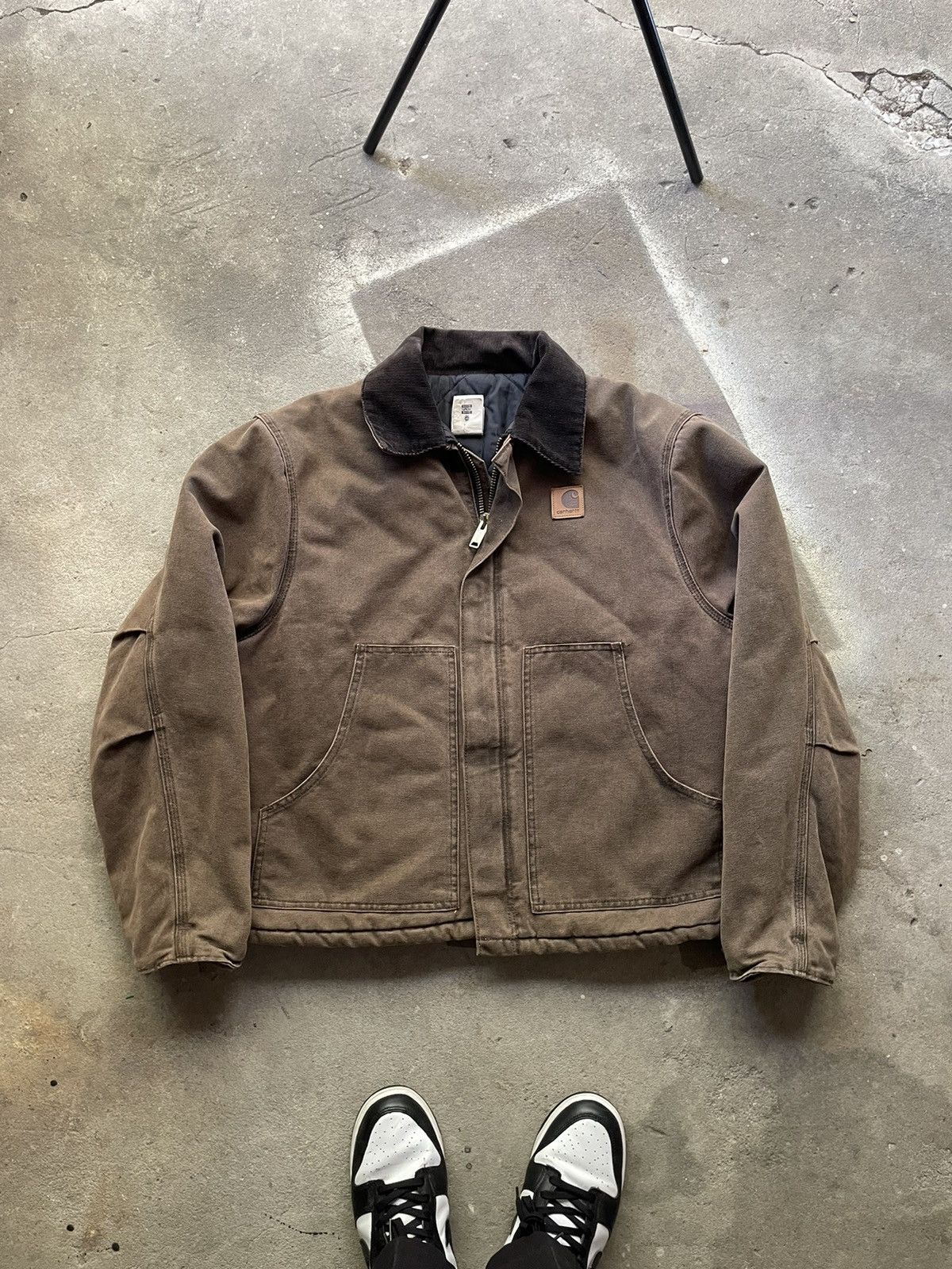 Vintage Vintage Y2K Carhartt Jacket Chocolate Brown Arctic Detroit ...