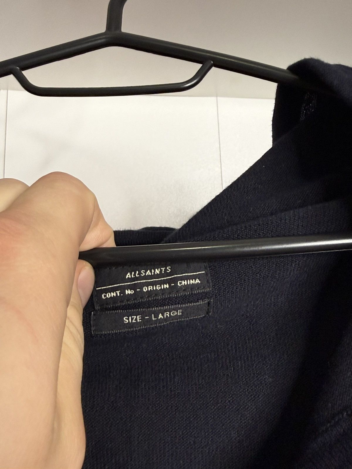 Allsaints Allsaints Luxury Zip Hoodie size L Size US L / EU 52-54 / 3 - 6 Thumbnail