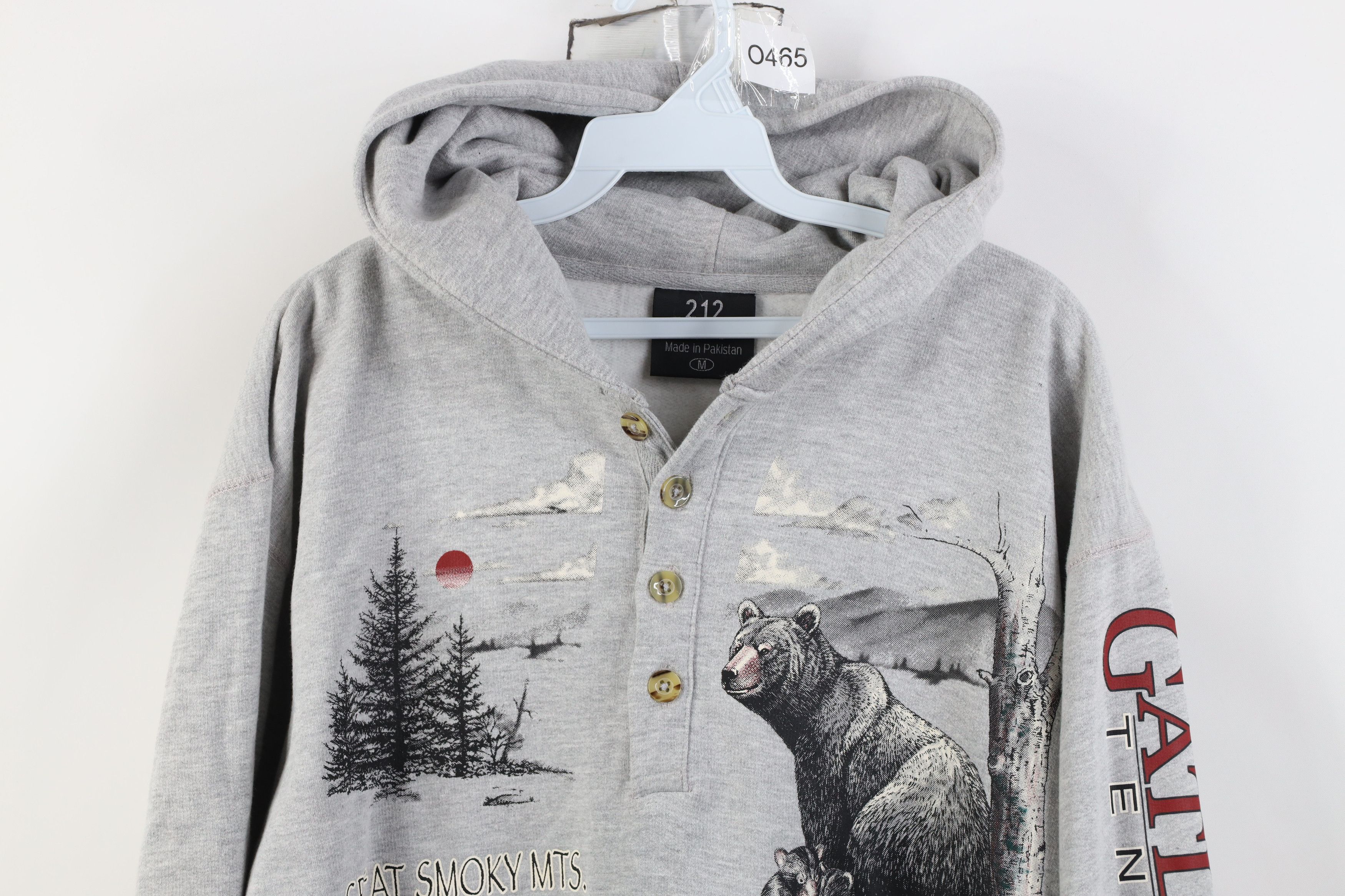 Vintage Vintage 90s Streetwear Mountains Bear Hoodie Sweatshirt Size US M / EU 48-50 / 2 - 2 Thumbnail