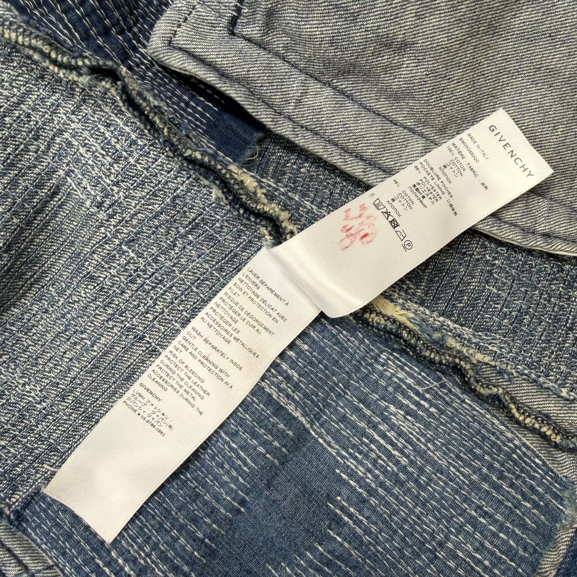 Givenchy Givenchy Blue Classic 4G Rivet Denim Jacket XXL Size US XXL / EU 58 / 5 - 8 Thumbnail