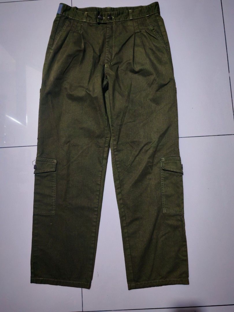 Vintage Vintage 90s army cargo pants military style Size US 33 - 1 Thumbnail