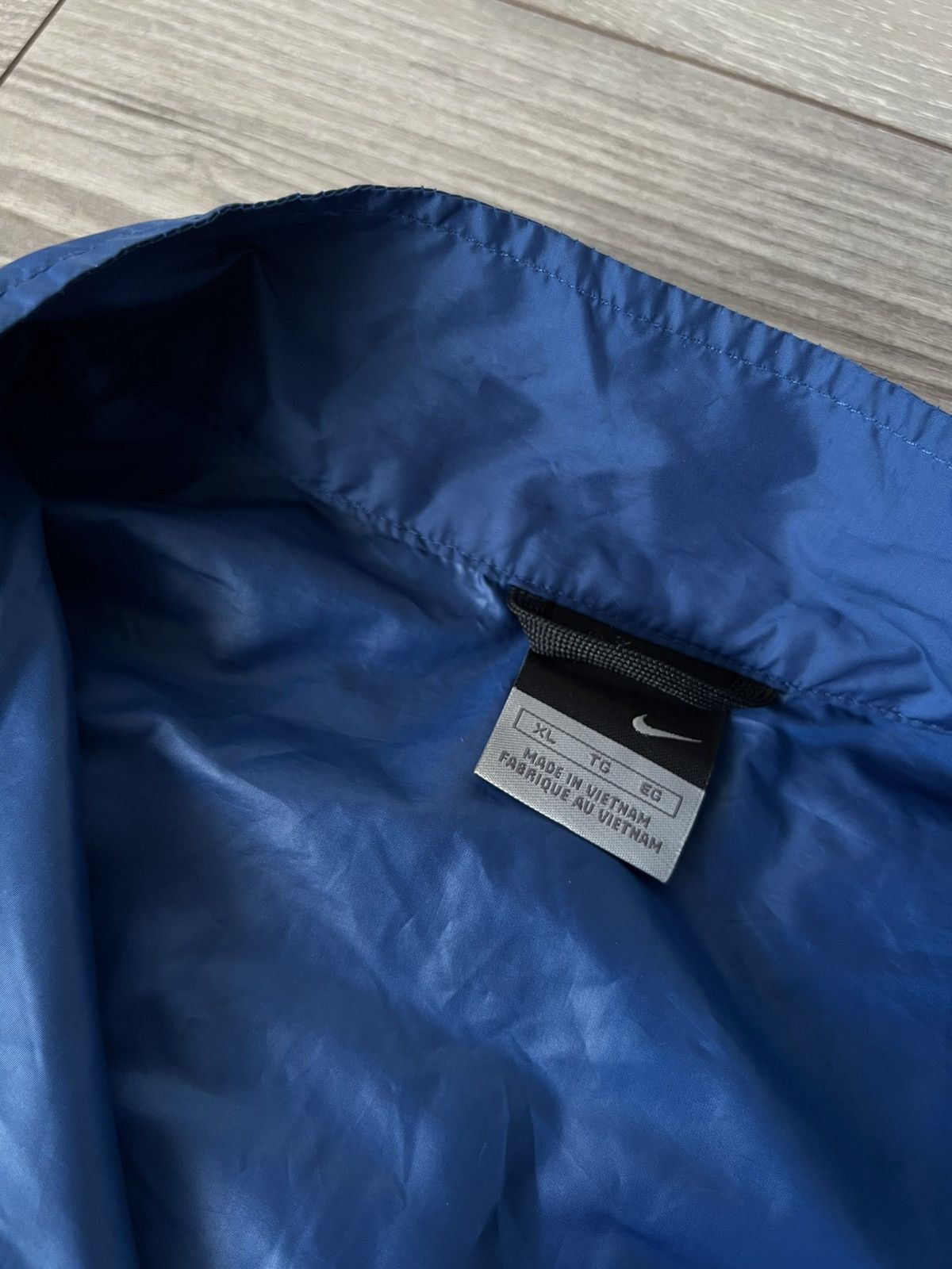 Vintage Vintage Nike Knit Neck Swoosh 1/3 Zip Packable Anorak Jacket Size US XL / EU 56 / 4 - 10 Thumbnail