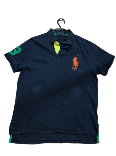 Polo Ralph Lauren Vintage Polo Ralph Lauren Custom Fit Polo Size L Size US L / EU 52-54 / 3 - 1 Thumbnail