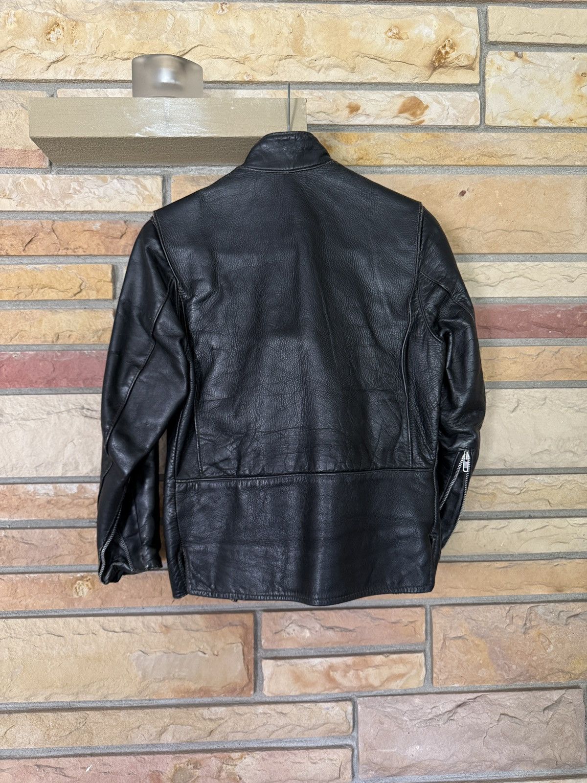 Vintage Vintage 60s Brooks Leather Motorcycle Jacket Size US XS / EU 42 / 0 - 6 Thumbnail
