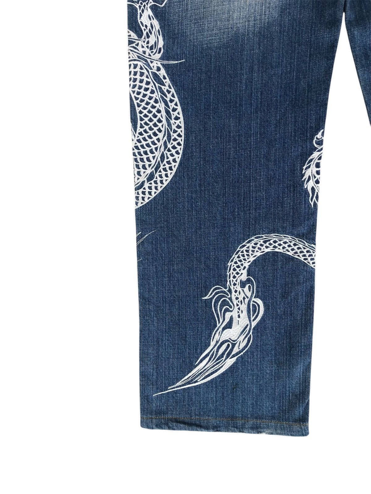 Karakuri Tamashii Karakuri Tamashii Embroidered Jeans Distressed Size US 31 - 12 Thumbnail