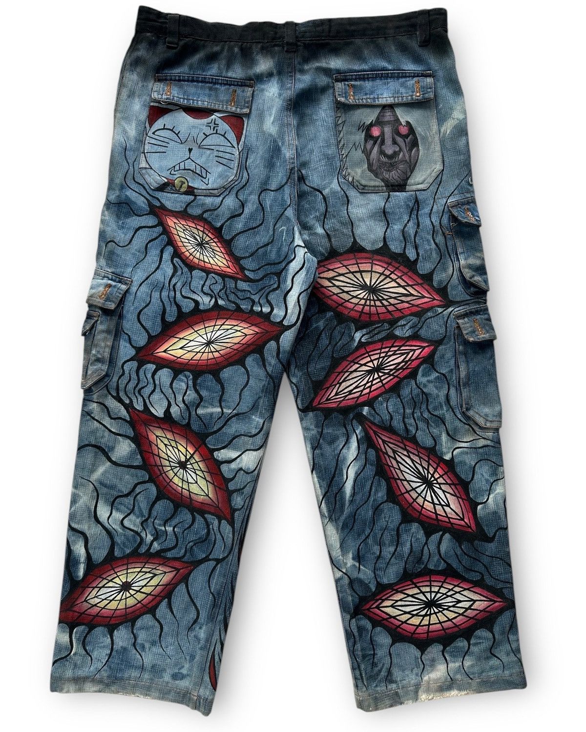 Anime Okarun Custom jeans Size US 35 - 5 Thumbnail