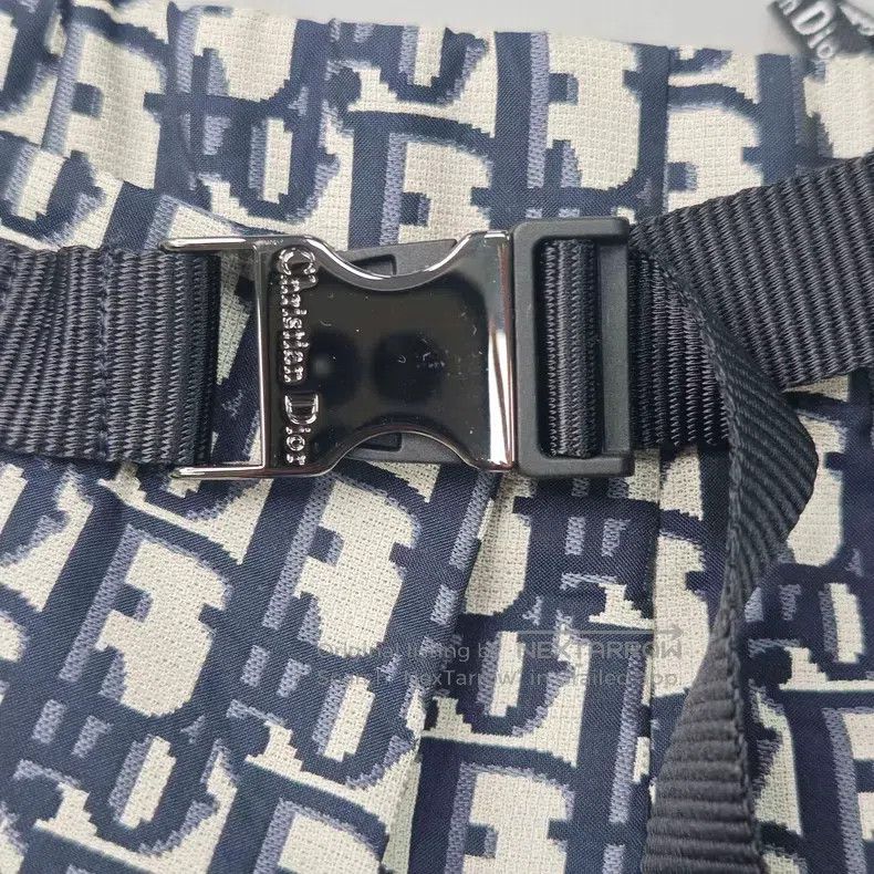 Dior Dior Dark blue full logo function wind belt skirt pants Size 24" / US 00 / IT 34 - 7 Thumbnail