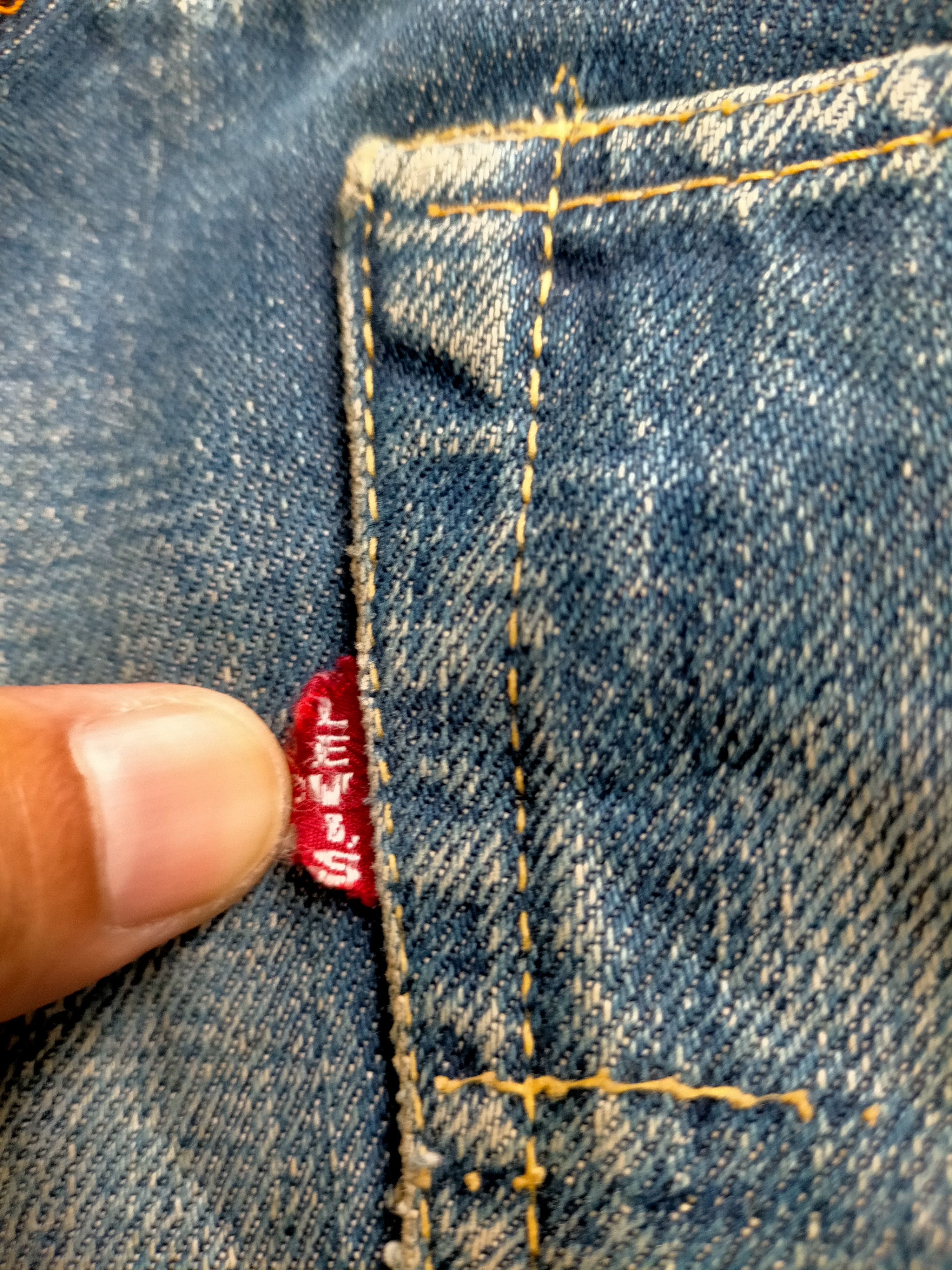 Levi's True Vintage 60s Levis 501xx Big E Selvage Jeans Size US 31 - 21 Thumbnail