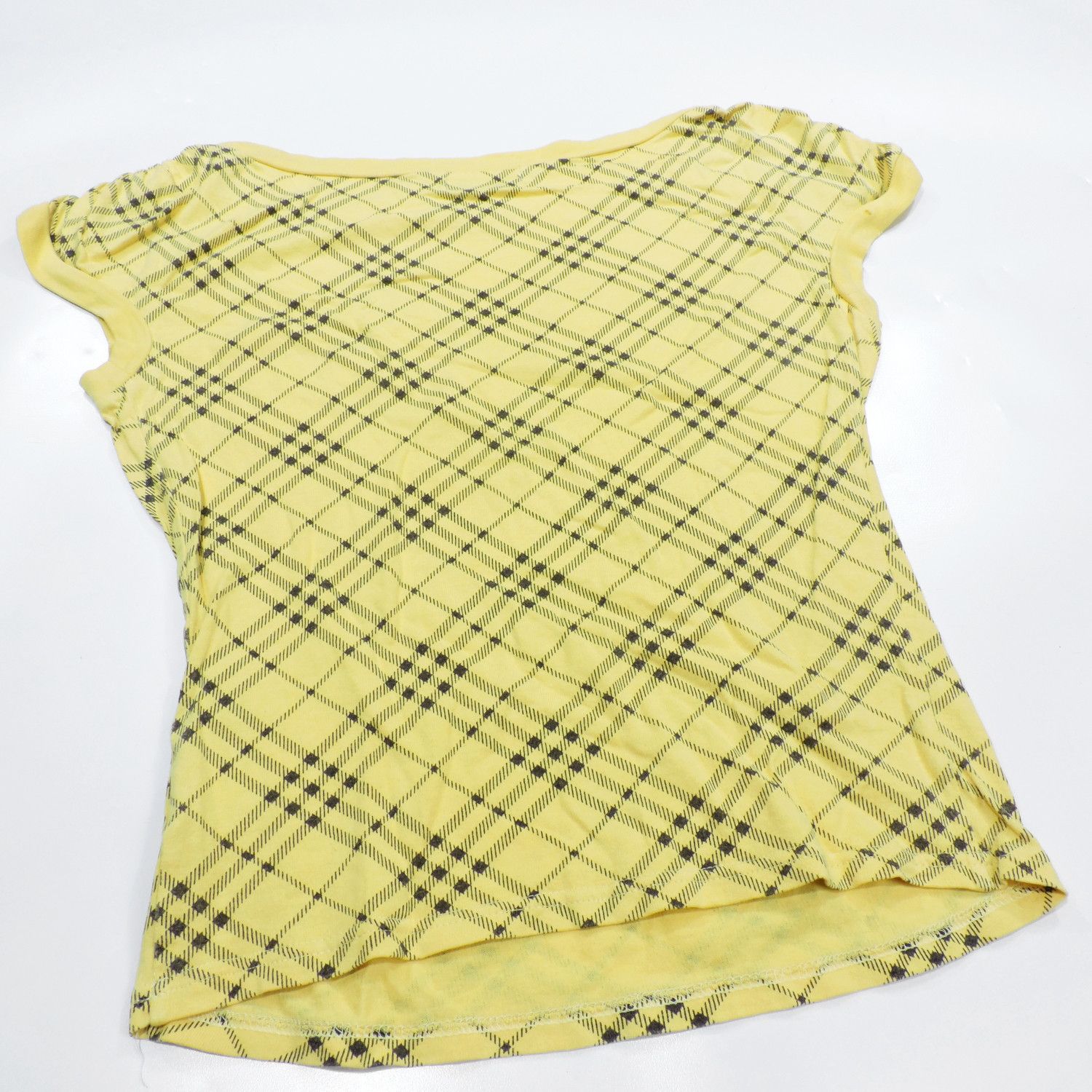 Burberry BURBERRY LONDON BLUE LABEL CHECKED YELLOW T-SHIRT Size XS / US 0-2 / IT 36-38 - 10 Thumbnail