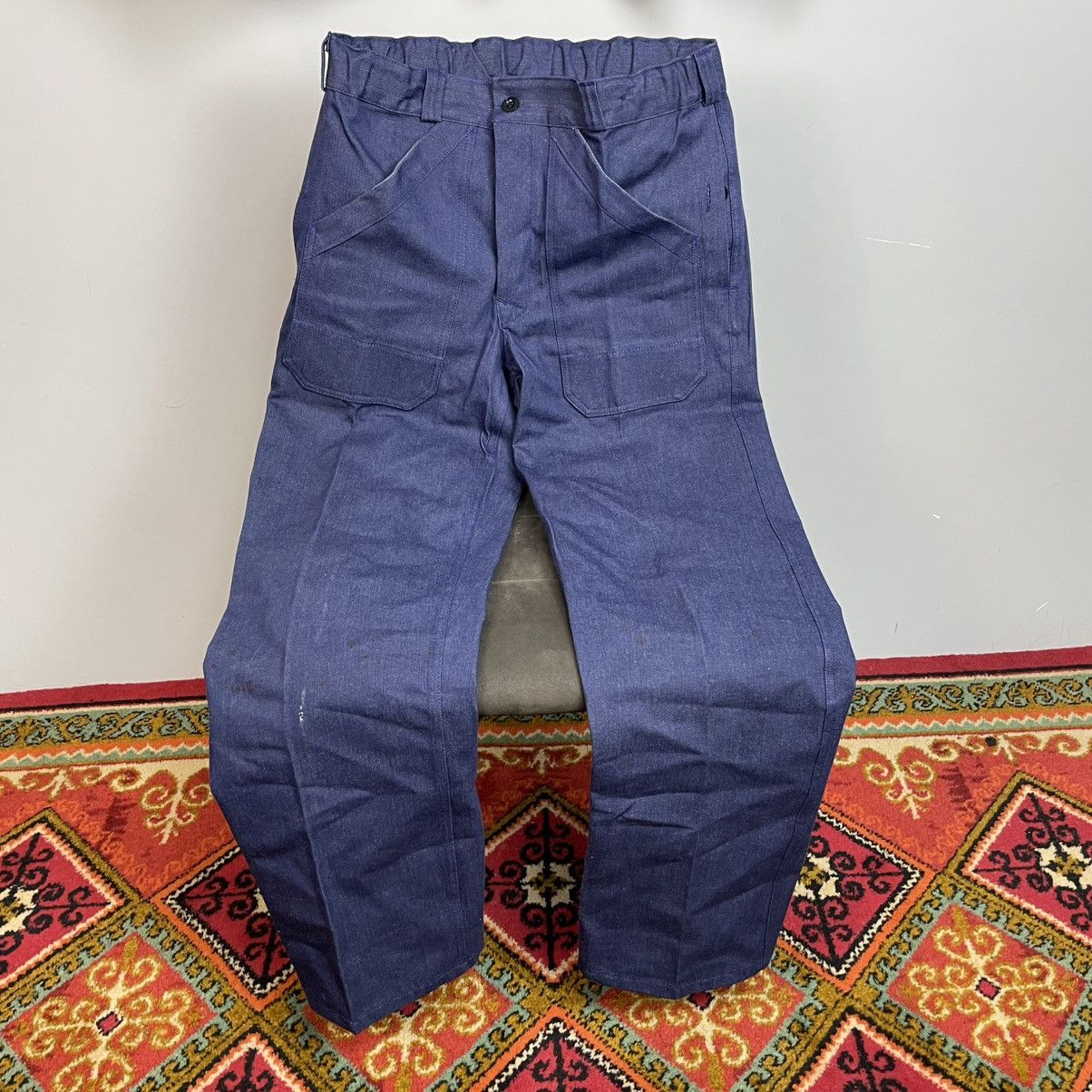 Le Laboureur Vintage 70’s French "Bleu de Travail" Chore Suit sz M Size US M / EU 48-50 / 2 - 9 Thumbnail