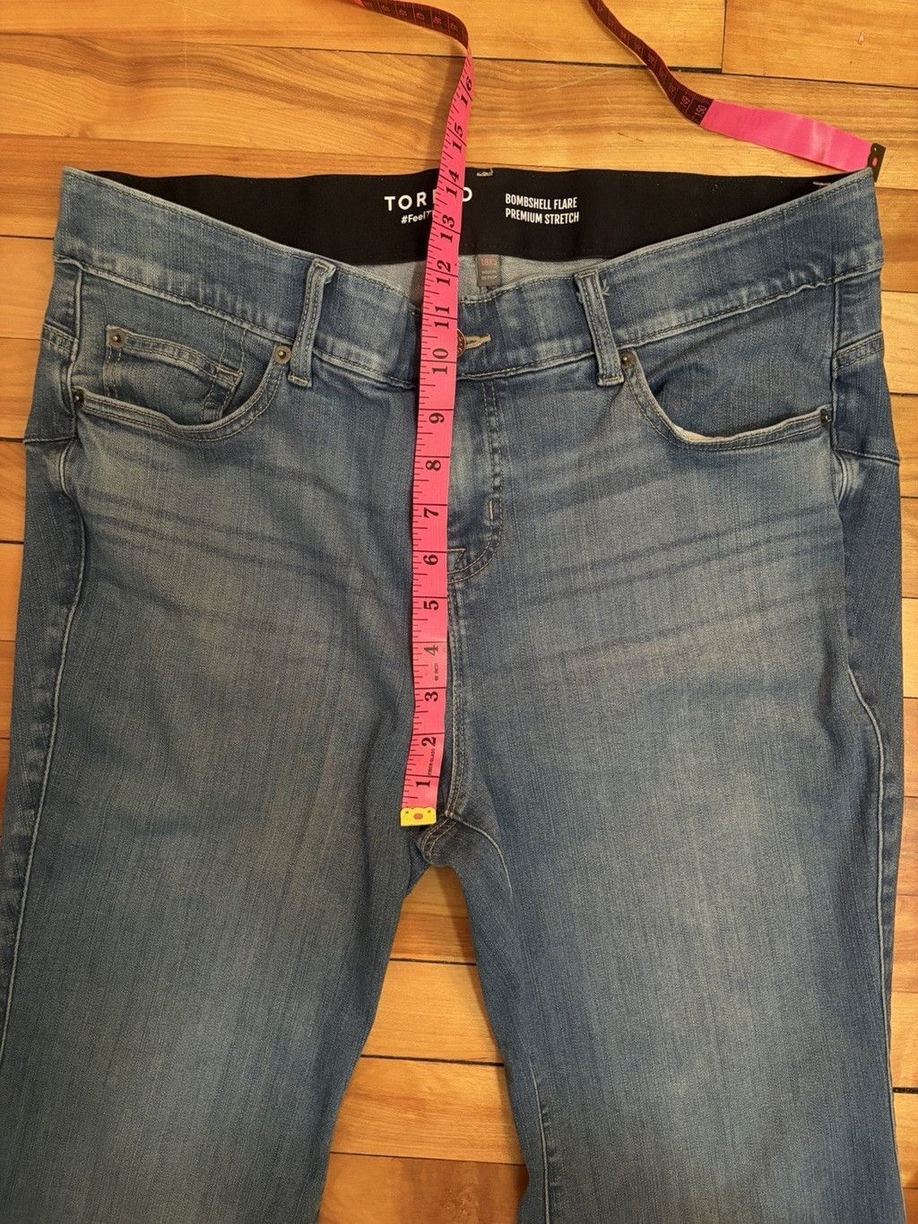 Torrid Torrid Bombshell Flare Jeans - 18XS Size 40" / US 18 - 5 Thumbnail