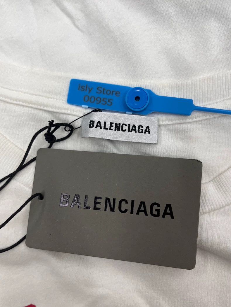 Balenciaga Balenciaga Signature Letter Logo Short Sleeve T-Shirt Size M / US 6-8 / IT 42-44 - 5 Thumbnail
