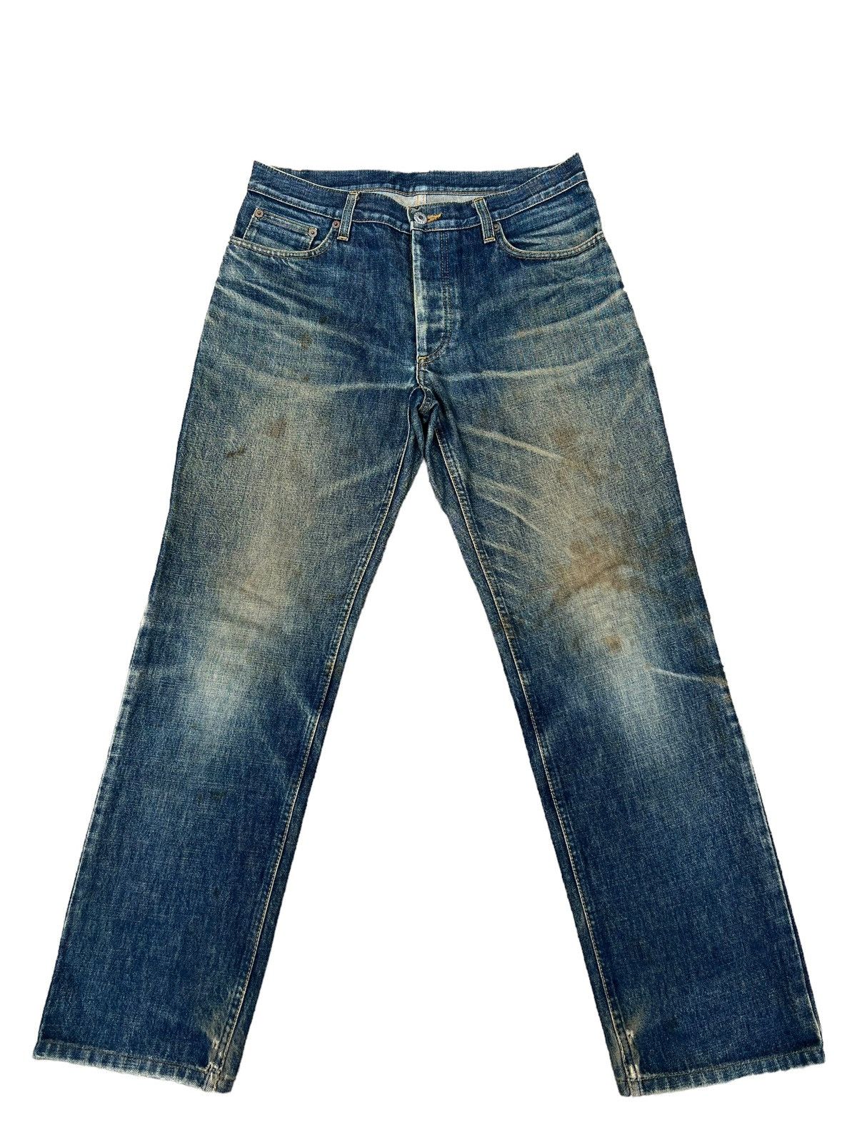 Helmut Lang Original Helmut Lang Vintage Stained Denim Classic Cut