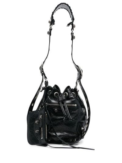 ショルダーバッグ・ポシェット BALENCIAGA Black leather Le Cagole XS bucket bag Le Cagole XS leather bucket bag in black - Balenciaga