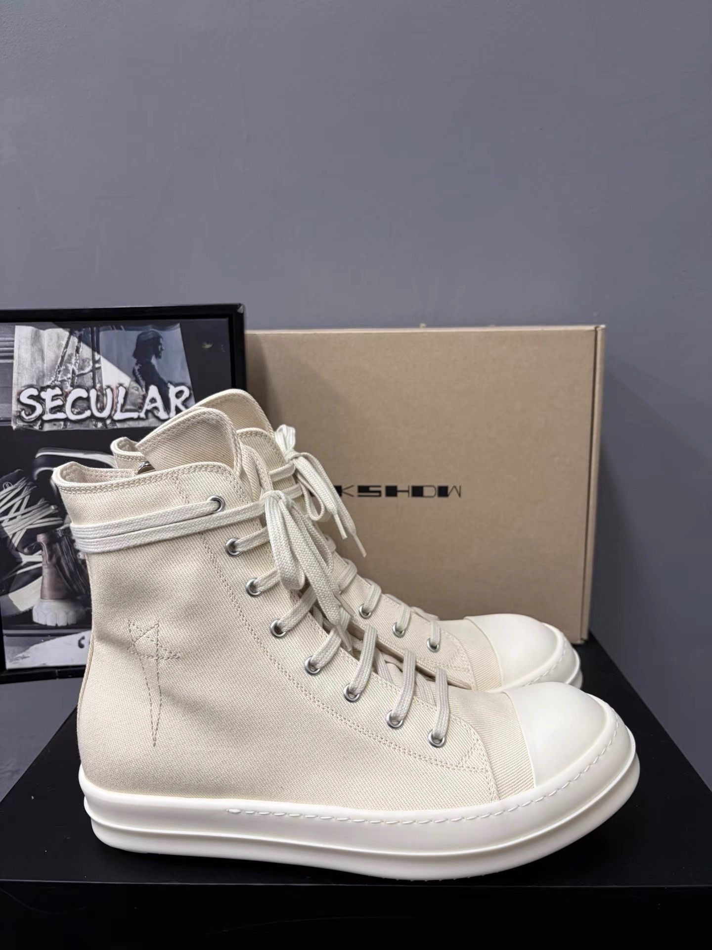 Rick Owens RickOwens DRKSHDW High-top Big Converse K34 Size US 7 / EU 40 - 4 Thumbnail
