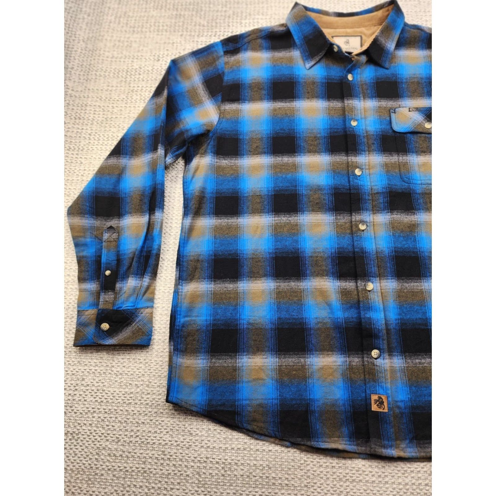 Vintage Legendary Whitetails Shirt Mens XL Blue Plaid Flannel Button-Down Shirt Size US XL / EU 56 / 4 - 5 Thumbnail