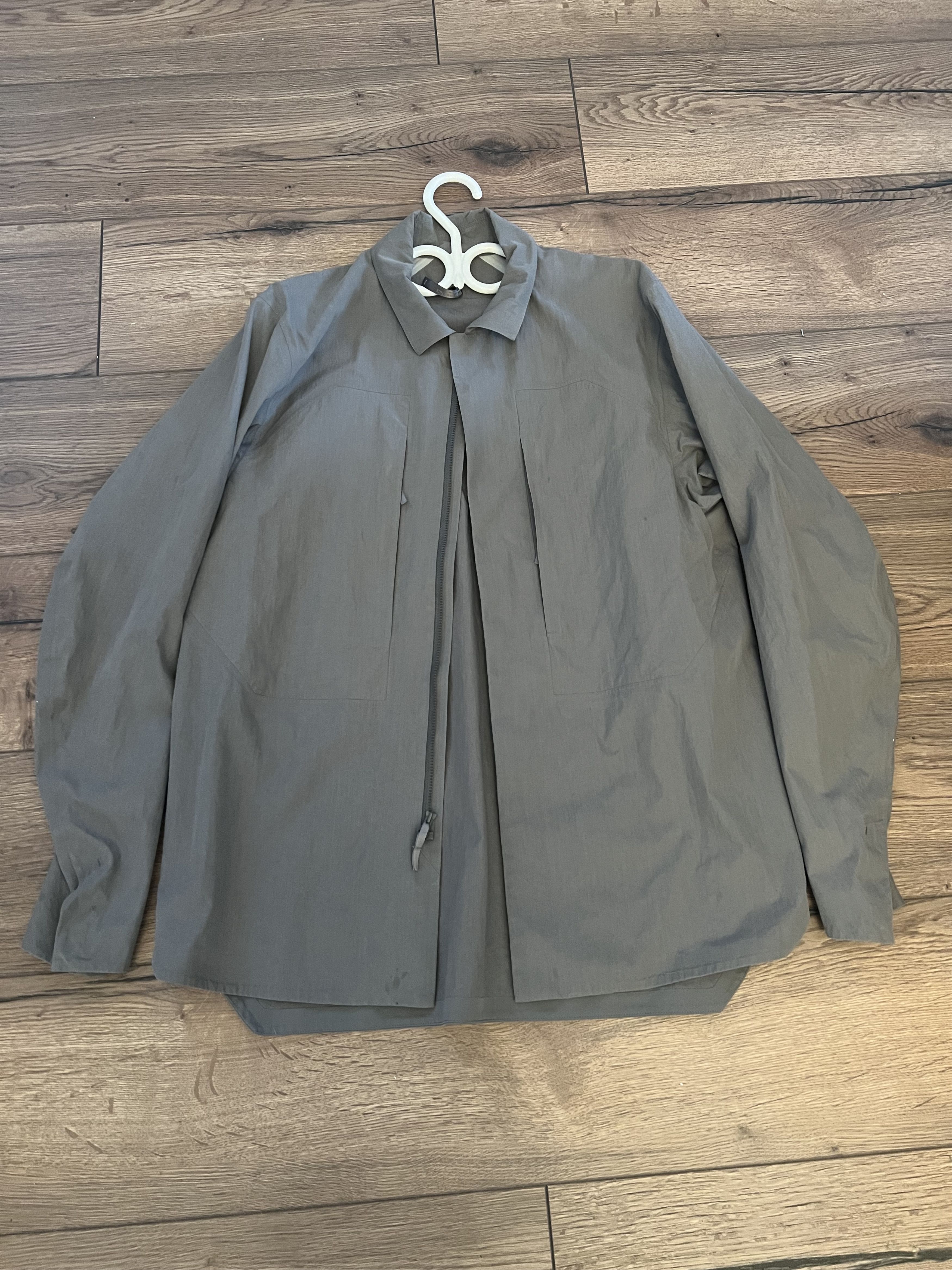 image of Arcteryx Veilance Component Overshirt in Stone, Men's (Size Medium)