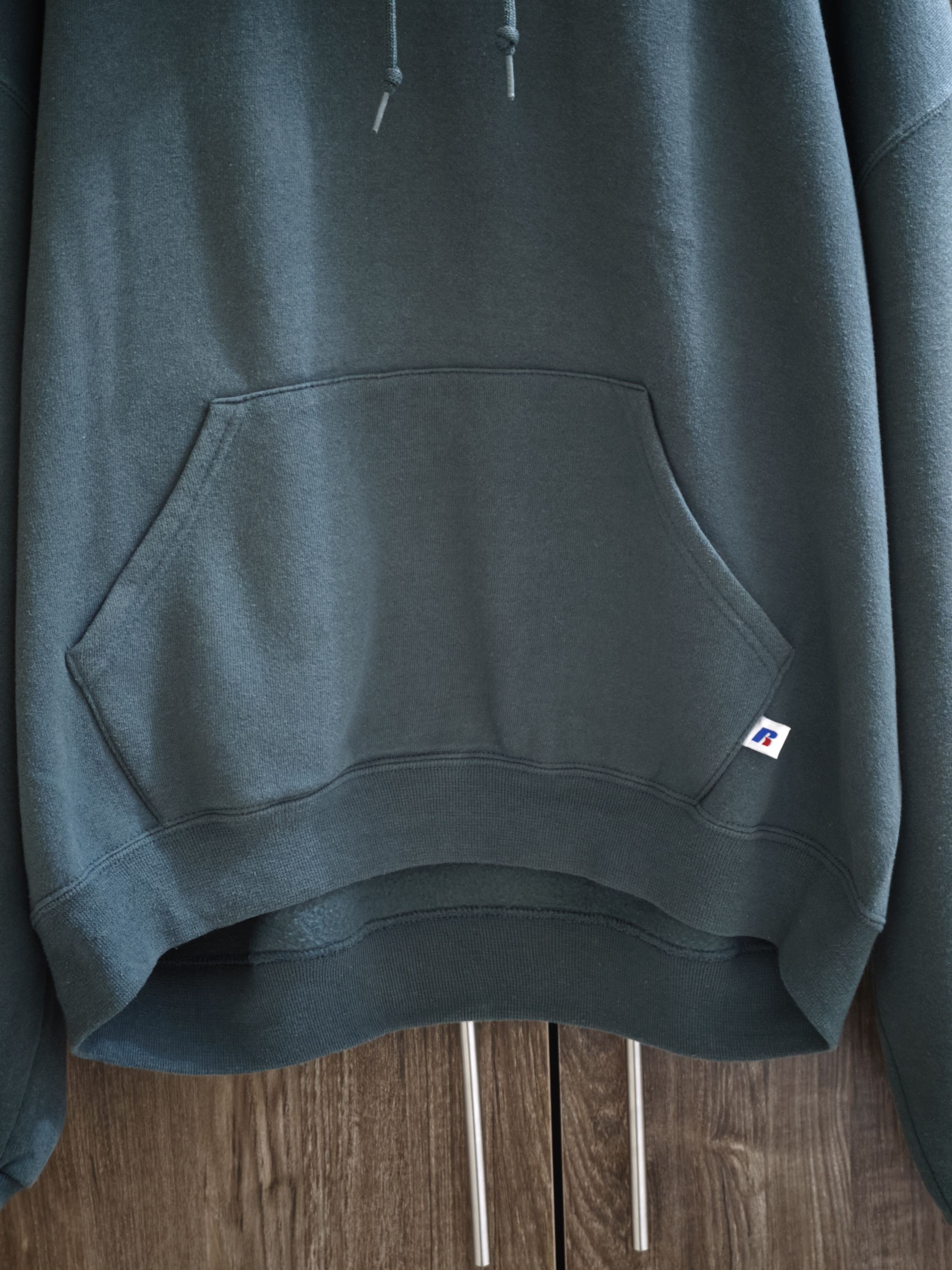 Russell Athletic Vintage Russell Athletic Plain Boxy Hoodie Size US L / EU 52-54 / 3 - 5 Thumbnail