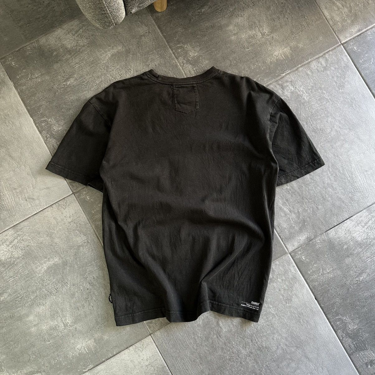 ADDICT × Vintage Vintage Japanese Style Addict T-shirts With Bleach Y2K 00s Size US M / EU 48-50 / 2 - 4 Thumbnail