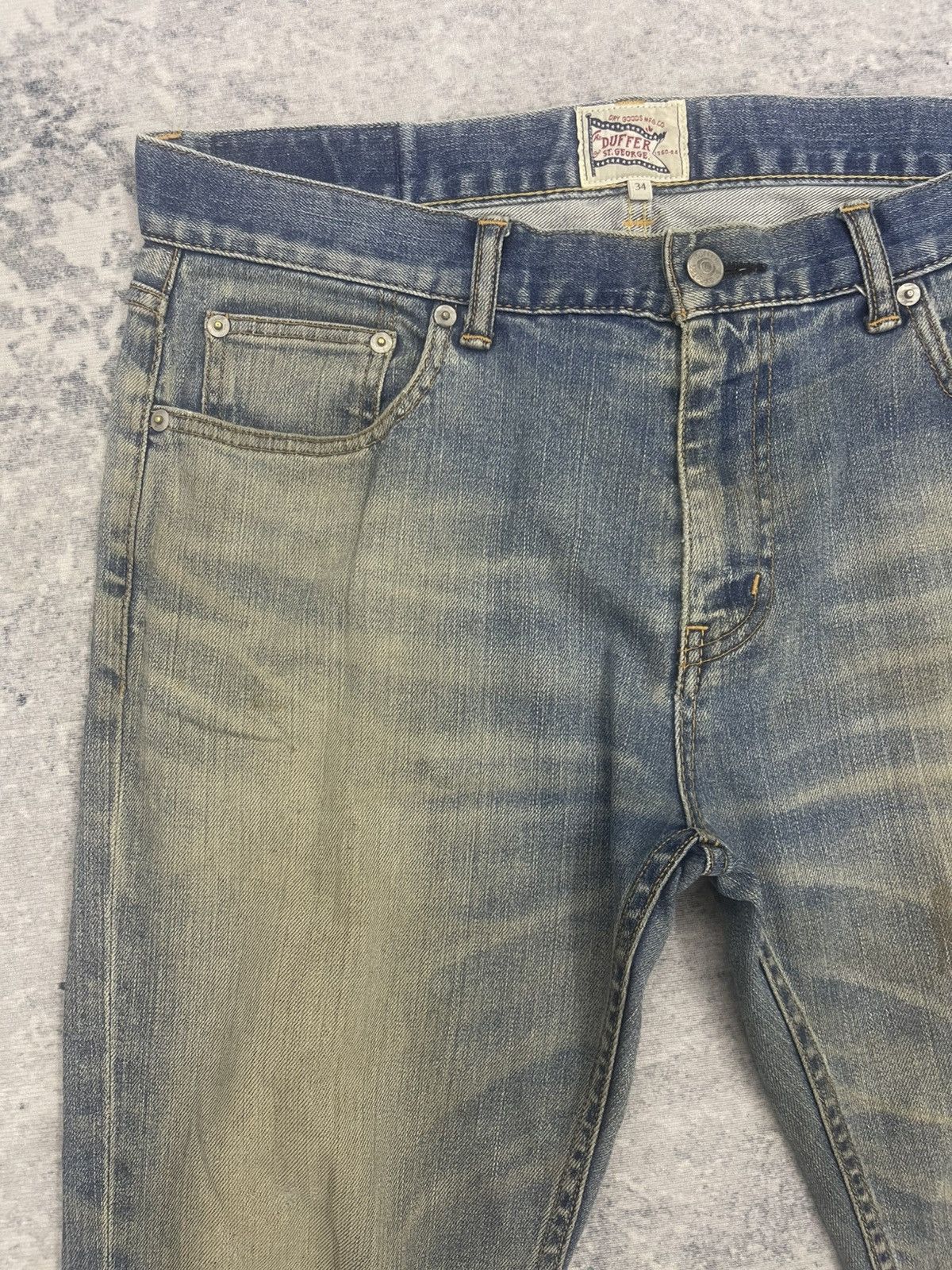 The Duffer of St.George Vintage Duffer Denim Distressed s22 Size US 34 / EU 50 - 4 Thumbnail