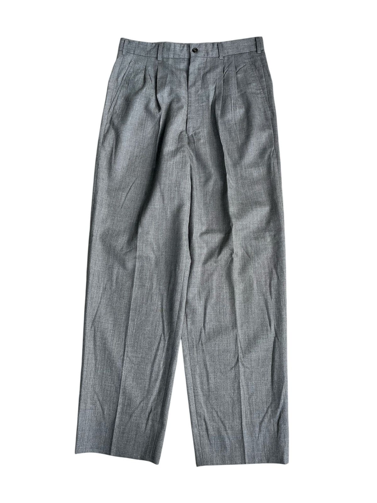 Comme des Garcons Homme AD1989 Comme des Garcons Homme Wool Trouser Pants Size US 32 / EU 48 - 1 Thumbnail