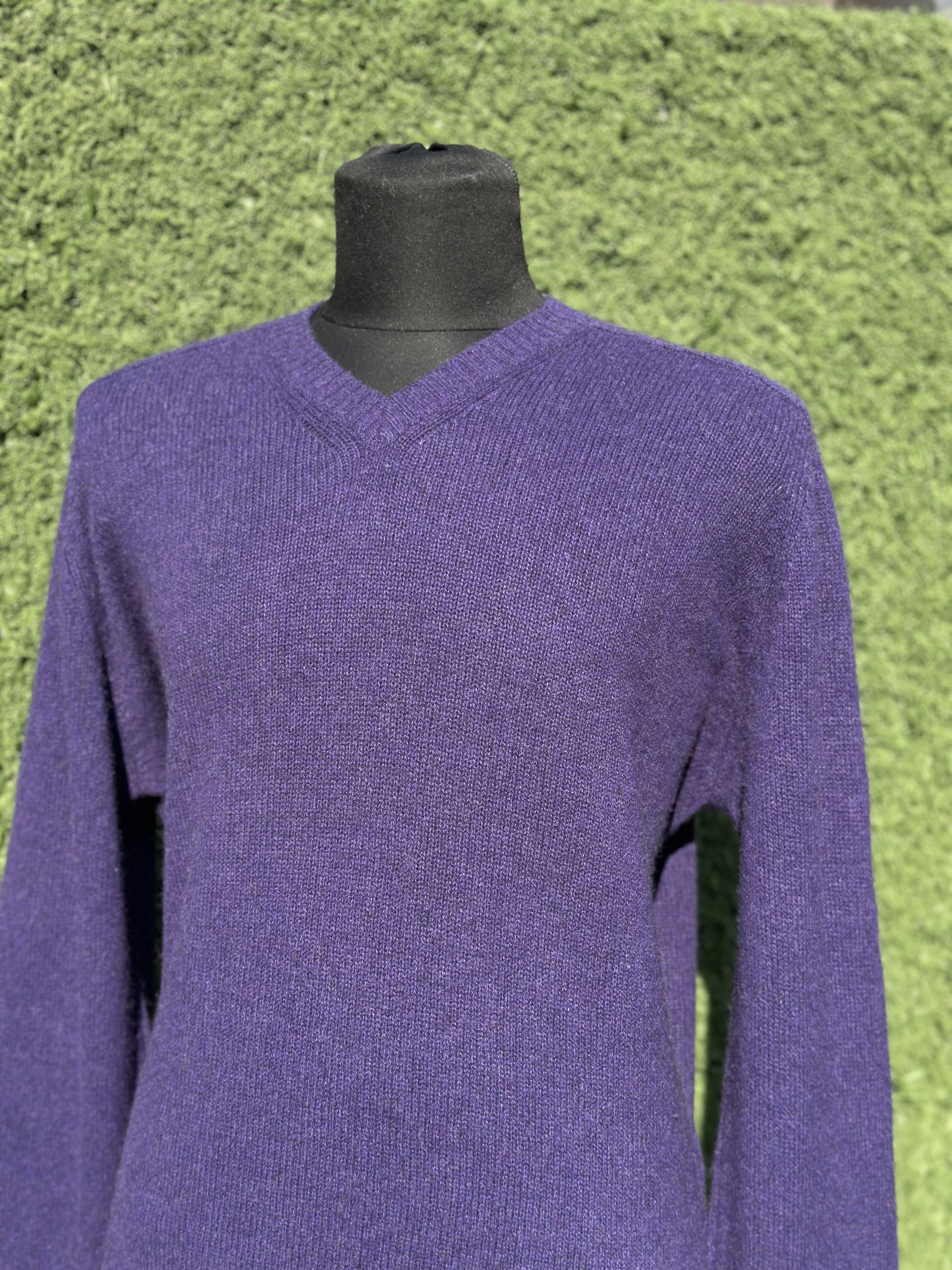 Brunello Cucinelli Brunello Cucinelli Cashmere V Neck Knit Size 54 56 XL 2XL Size US XL / EU 56 / 4 - 10 Thumbnail