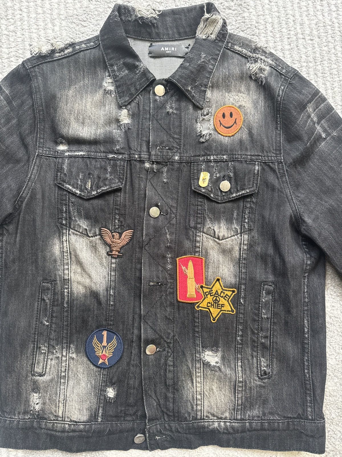 Amiri Amiri Metallica Denim Jacket Size US L / EU 52-54 / 3 - 3 Thumbnail