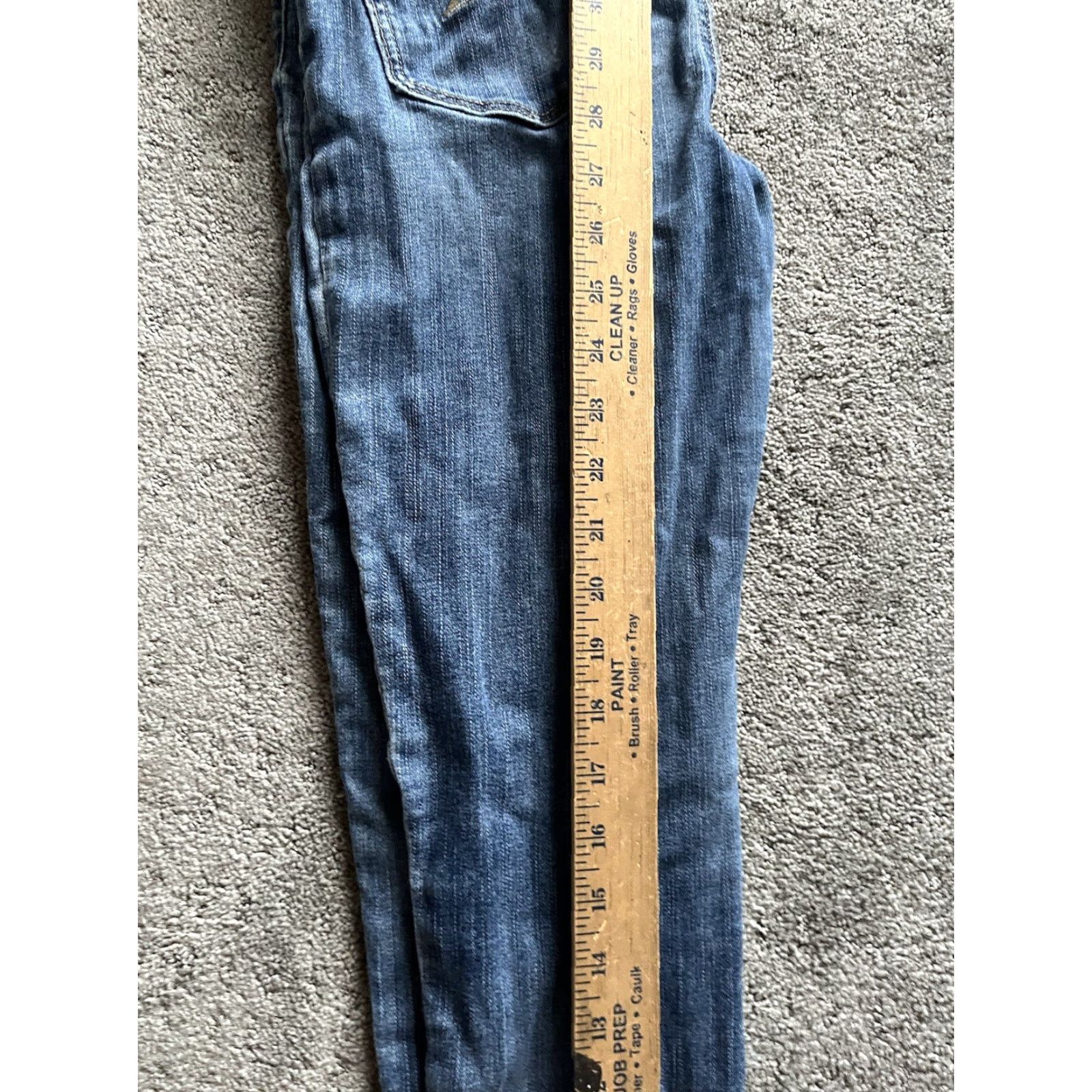 American Eagle Outfitters American Eagle Highest Rise Jegging Blue Jeans Women Size 2 Regular Ankle Zip Size 26" / US 2 / IT 38 - 8 Thumbnail