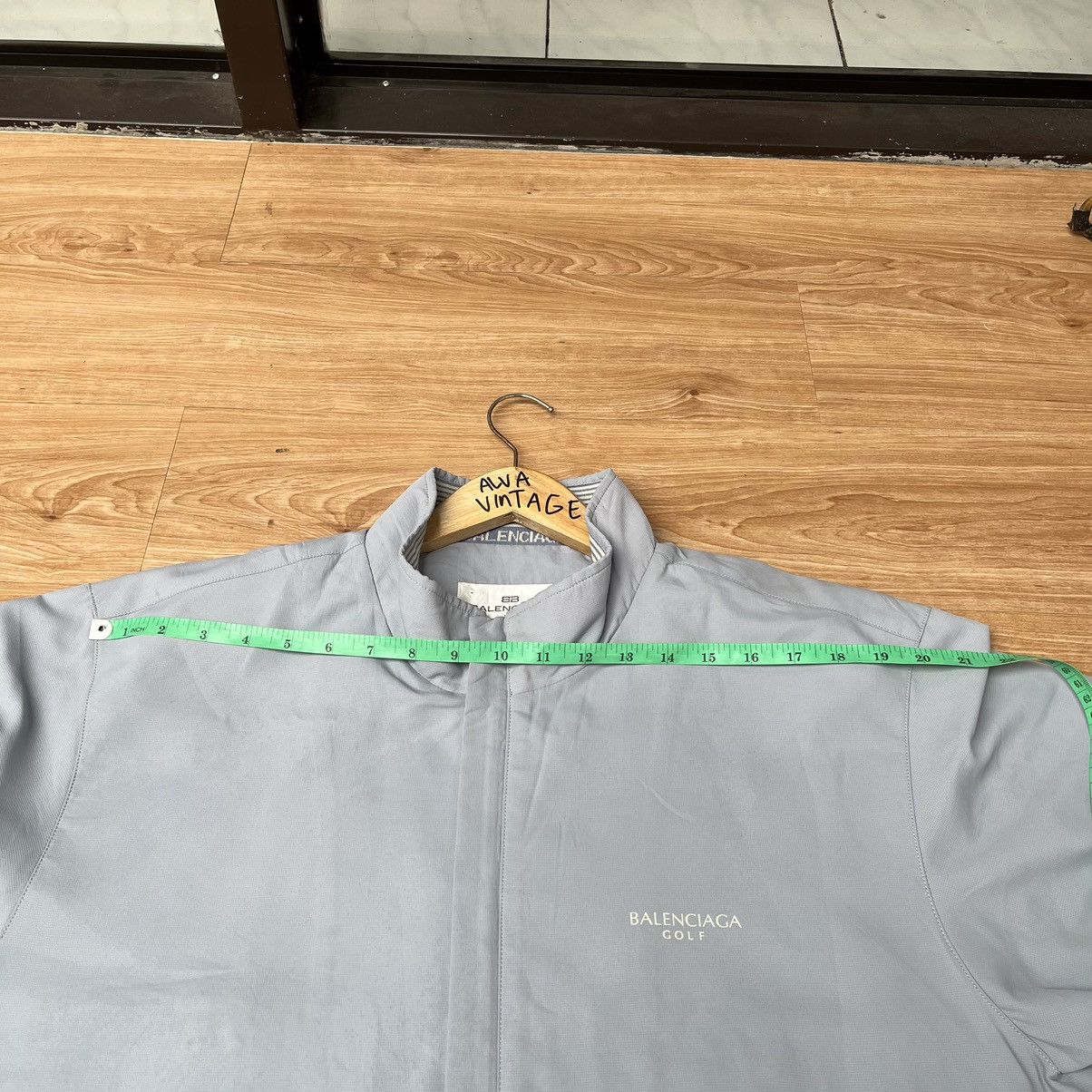 Balenciaga Balenciaga Golf Paris Jacket Script Logo Full Tape Collar Size US XL / EU 56 / 4 - 14 Thumbnail