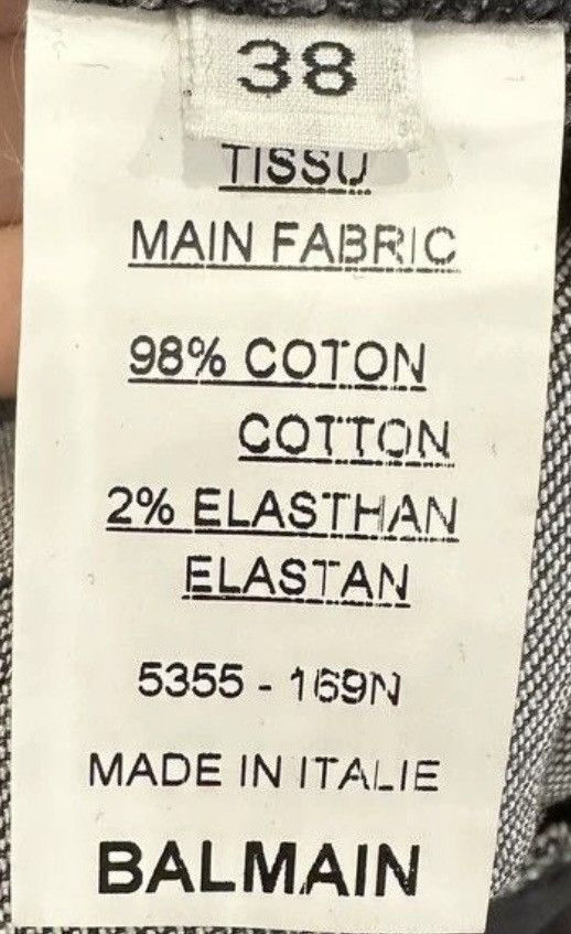 Balmain 🖤BLACKFRIDAY🖤Balmain moto biker jeans Size 30" / US 8 / IT 44 - 4 Thumbnail