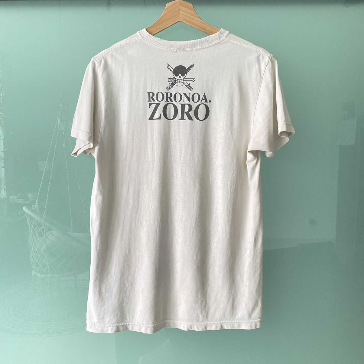 One Piece Thrashed Vintage Y2K Roronoa Zoro One Piece ERD GRUNGE TEE Size US M / EU 48-50 / 2 - 4 Thumbnail