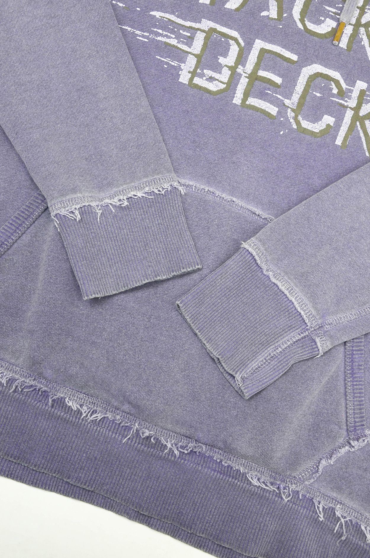 Diesel Diesel Stacked Deck Distressed Hoodie Purple - Size M Size US M / EU 48-50 / 2 - 3 Thumbnail