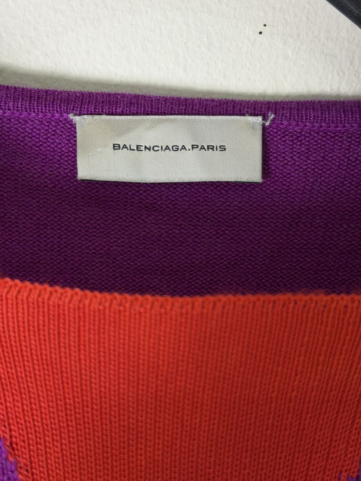 Balenciaga Balenciaga Paris Purple Sweater Size XS / US 0-2 / IT 36-38 - 4 Thumbnail