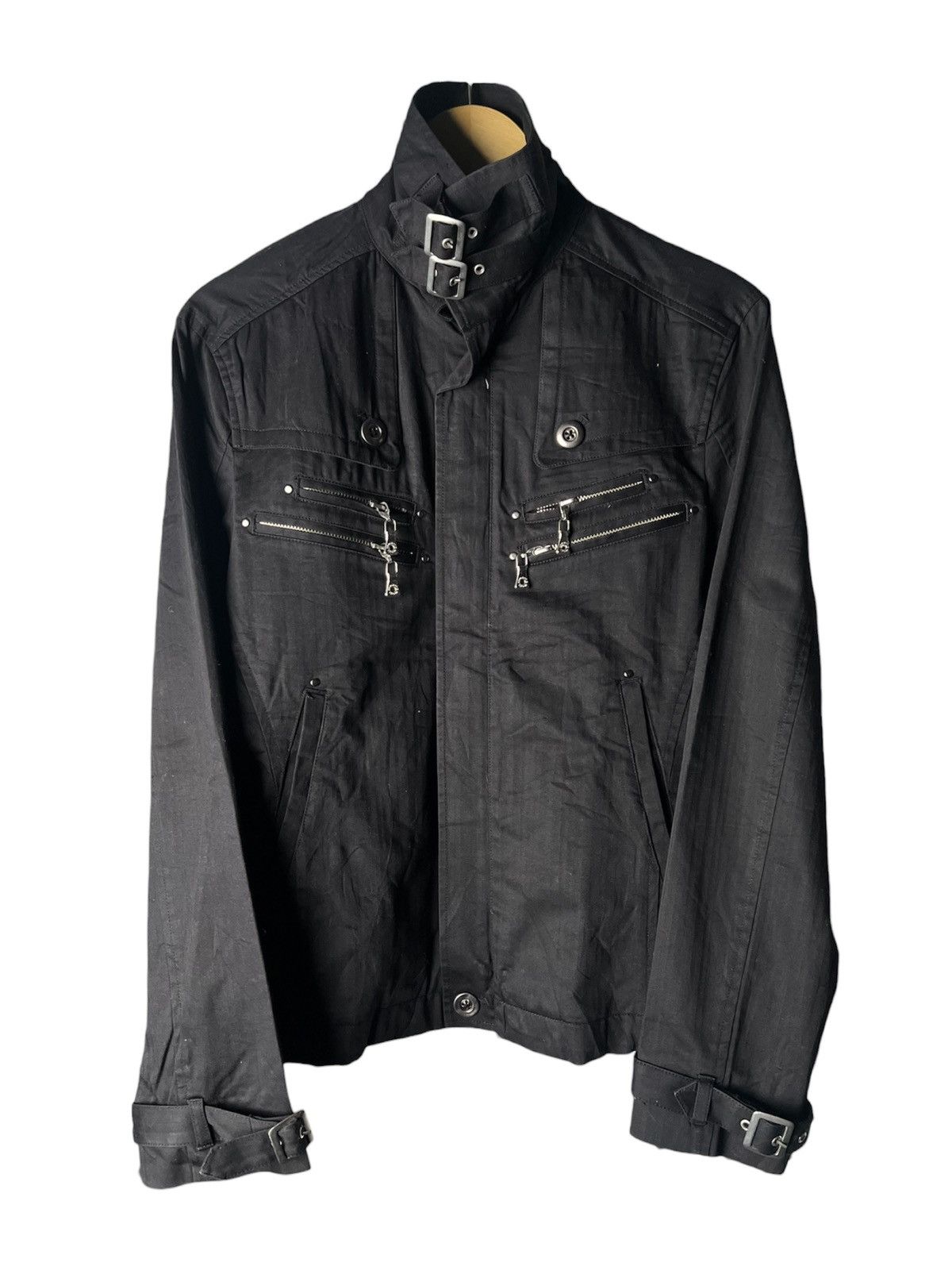 KMRii Vkei Semantic Design Seditionaries Bondage Biker Jacket Size US M / EU 48-50 / 2 - 1 Thumbnail