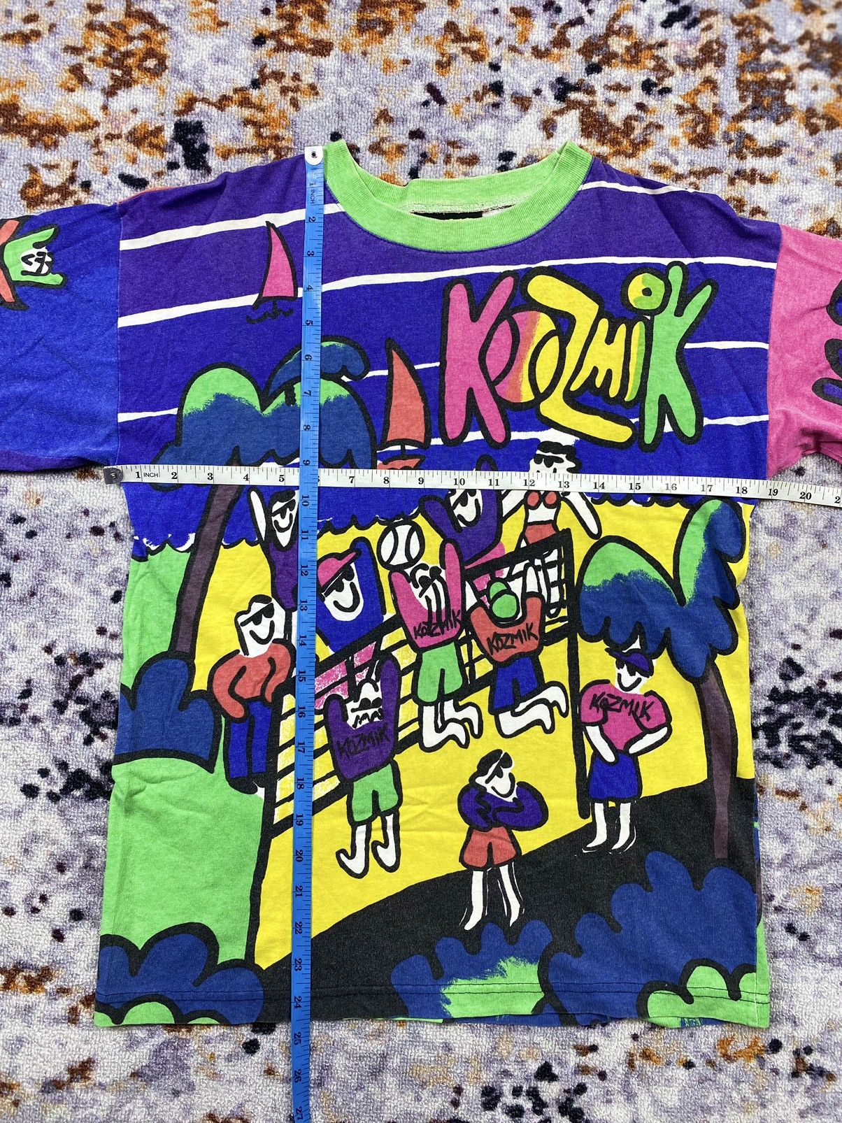 Vintage Rare!! Vintage 1989 Kozmik arts tshirt Size US S / EU 44-46 / 1 - 7 Thumbnail
