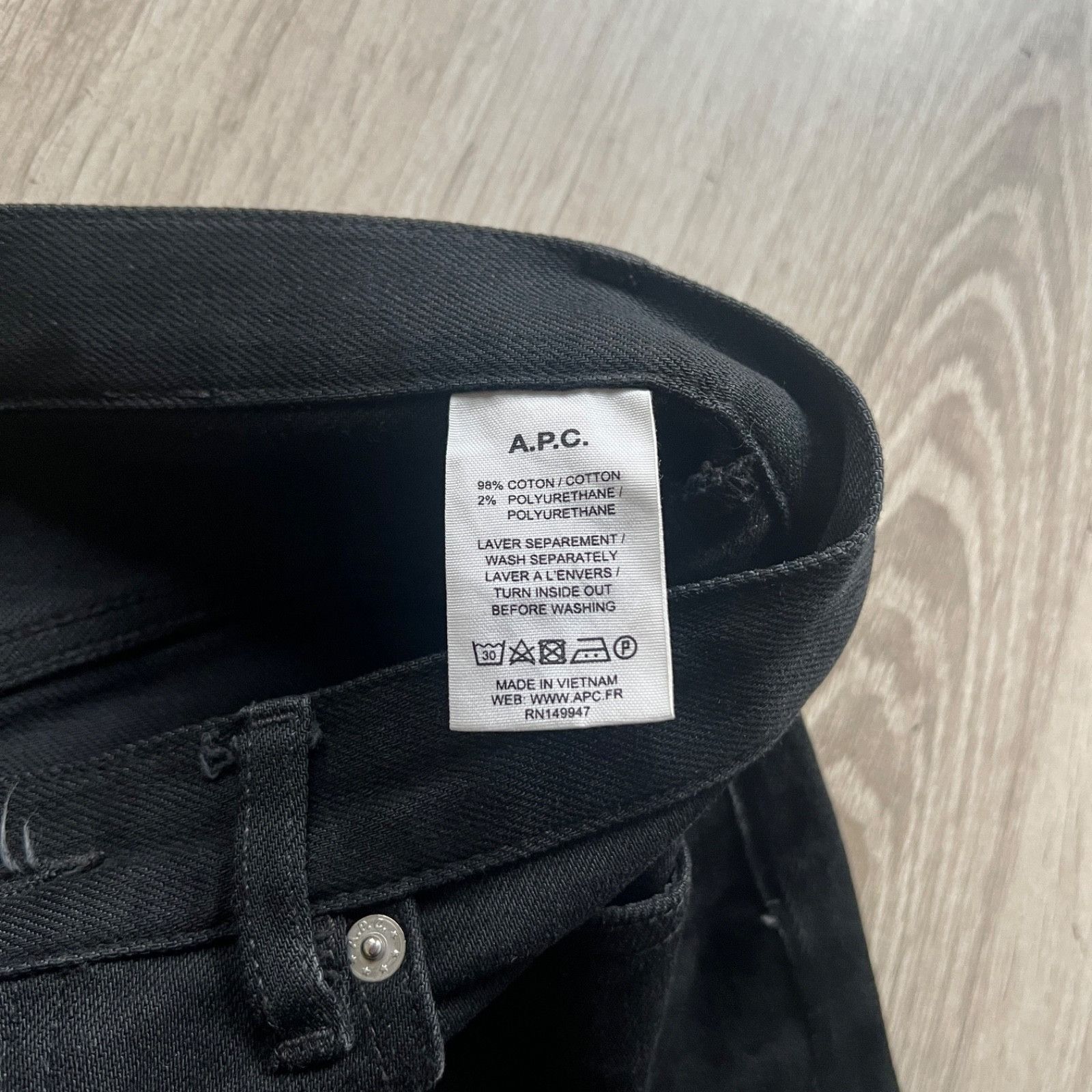 A.P.C. A.P.C. Denim Jeans Slim Fit 9610AC Size US 31 - 4 Thumbnail