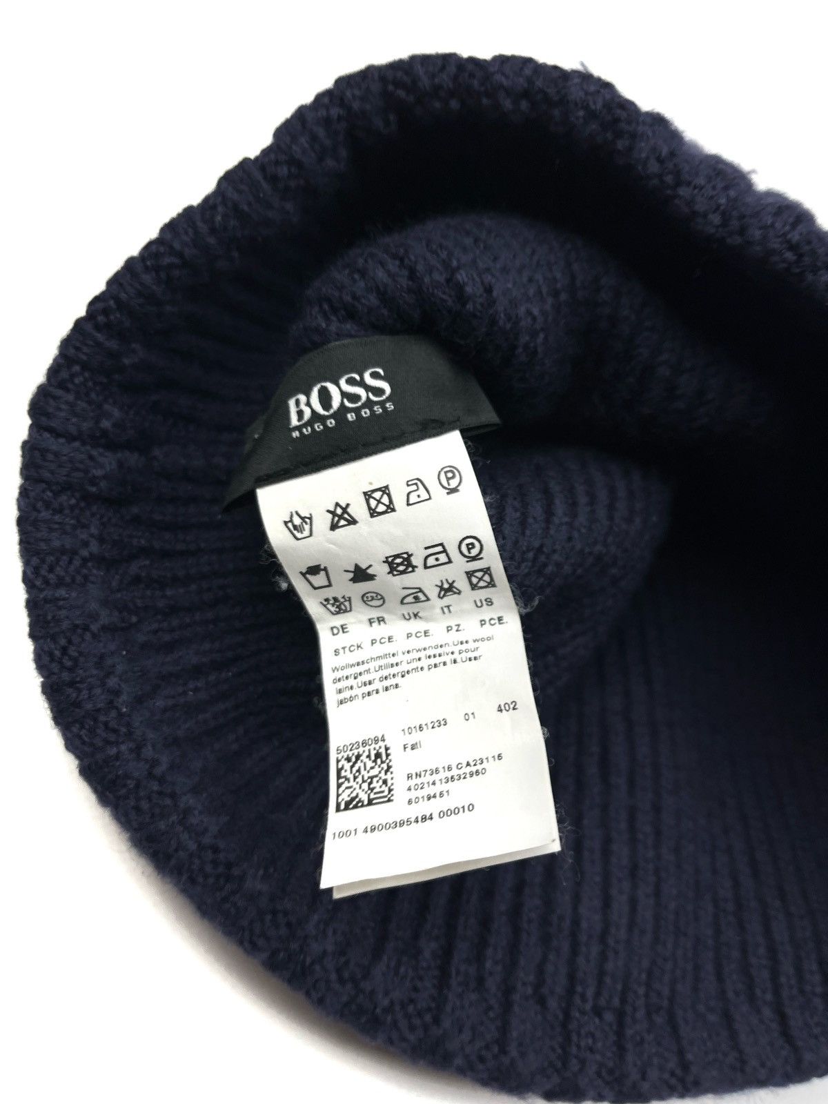 Hugo Boss Hugo Boss wool beanie hat Size ONE SIZE - 4 Thumbnail