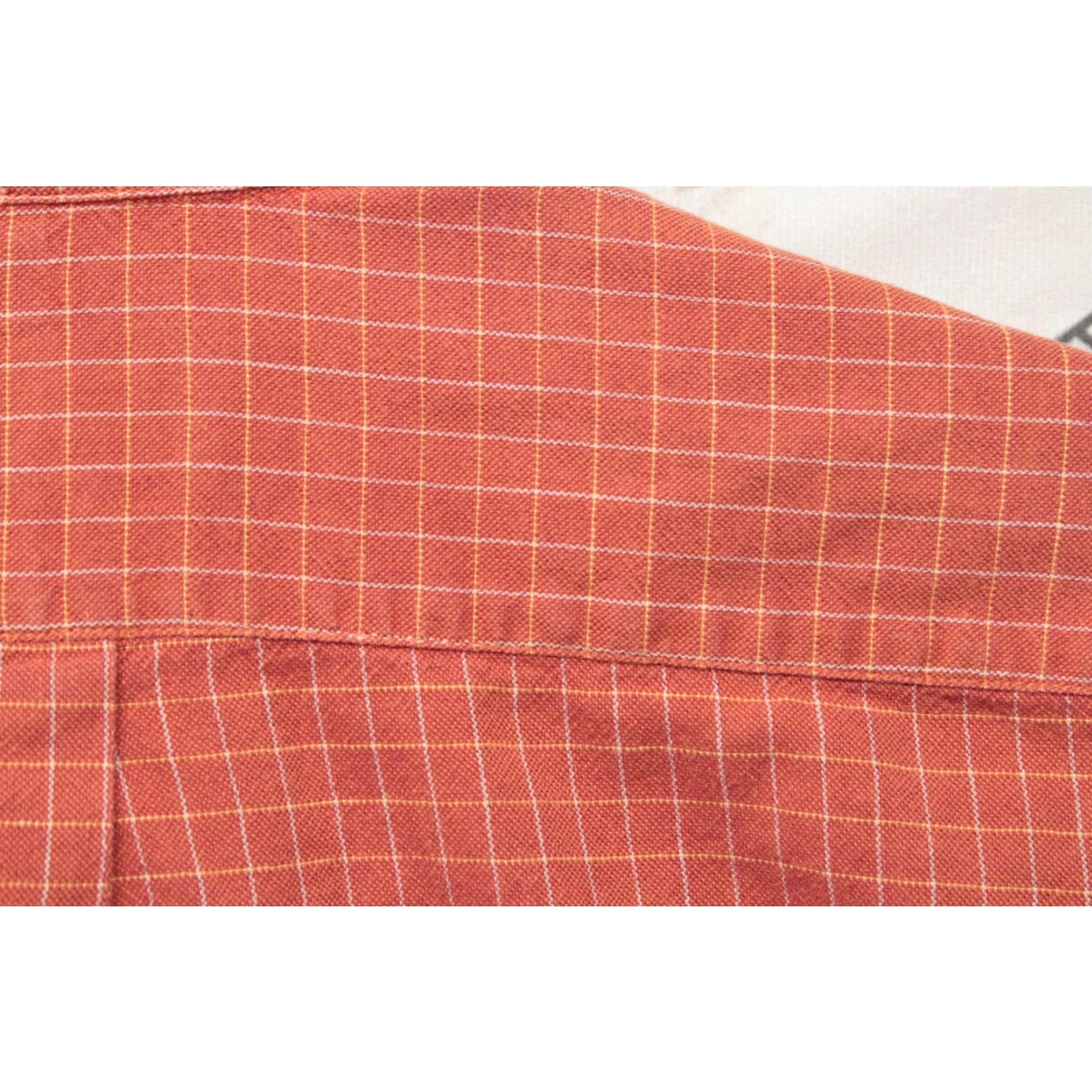Polo Ralph Lauren VINTAGE Polo Ralph Lauren Blake Shirt Men 16.5 Rust Button-Down Squares Flesh Pony Orange Pattern Classic Dad American Men’s 16.5"} Size US XL / EU 56 / 4 - 4 Thumbnail