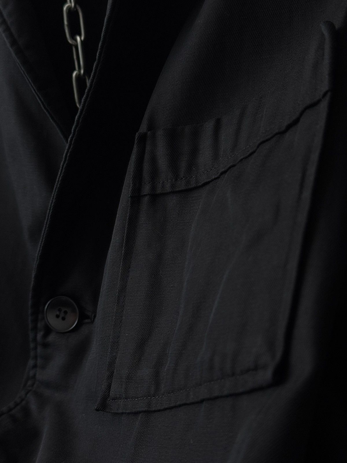 Vintage Vintage Old European Work Atelier Black Chore Jacket Size US M / EU 48-50 / 2 - 6 Thumbnail