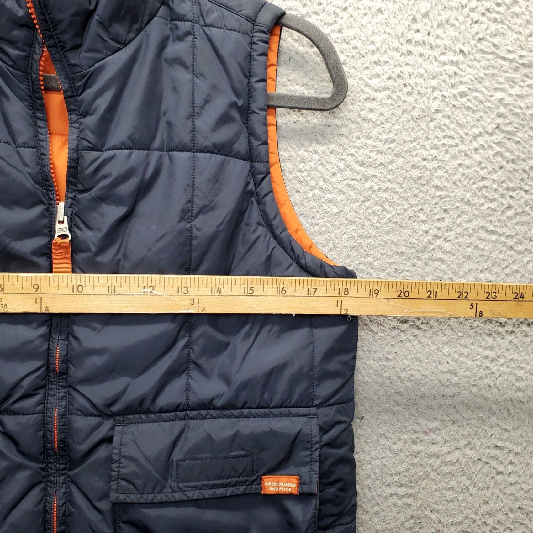 Abercrombie & Fitch Abercrombie & Fitch Quilted Puffer Vest Mens M Multi Reversible Zip Up Vest Size US M / EU 48-50 / 2 - 6 Thumbnail