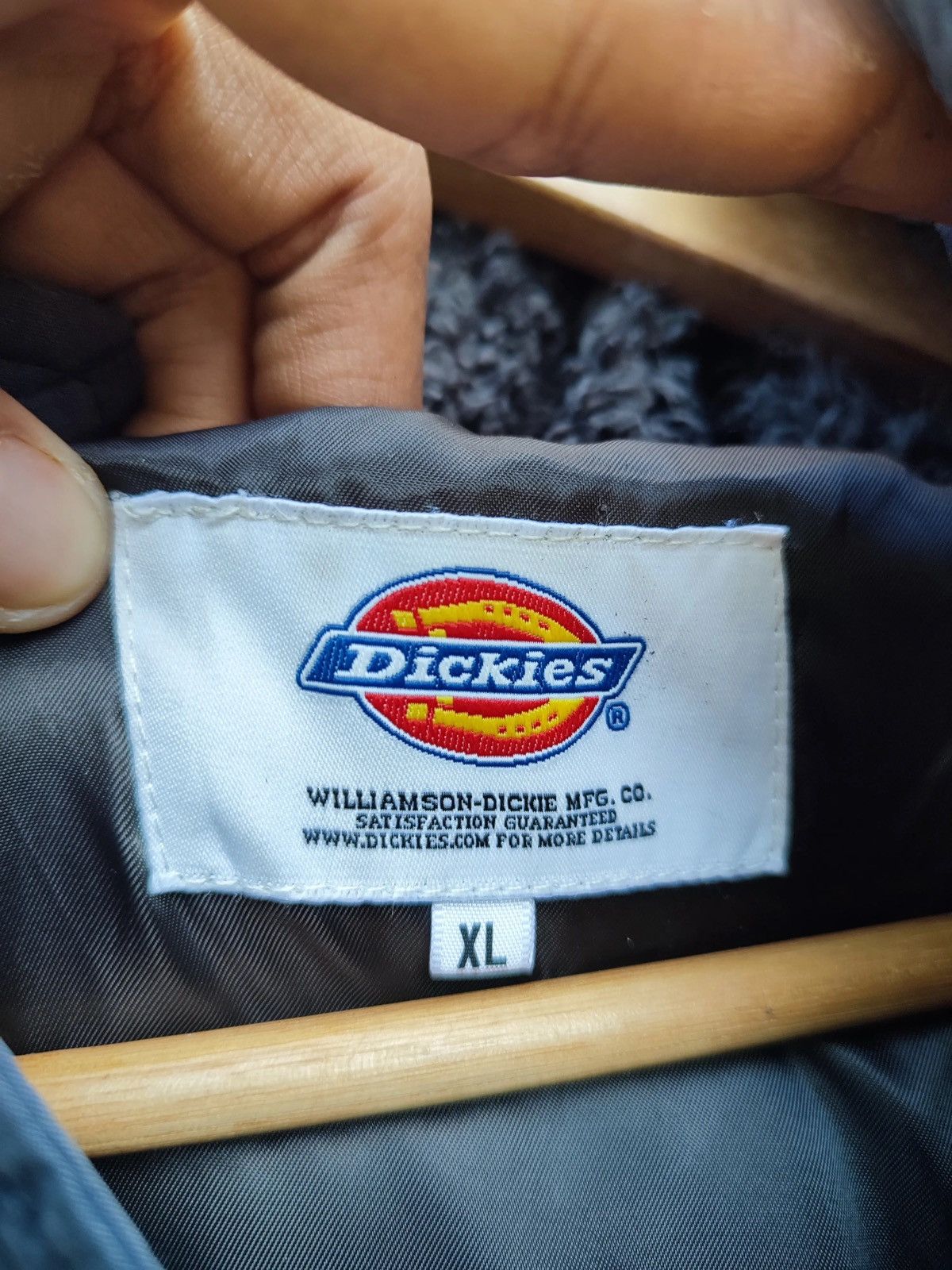 Dickies × Vintage Vintage Y2K Dickies Work Jacket – Faux Fur Hood (XL) Size US XL / EU 56 / 4 - 10 Thumbnail