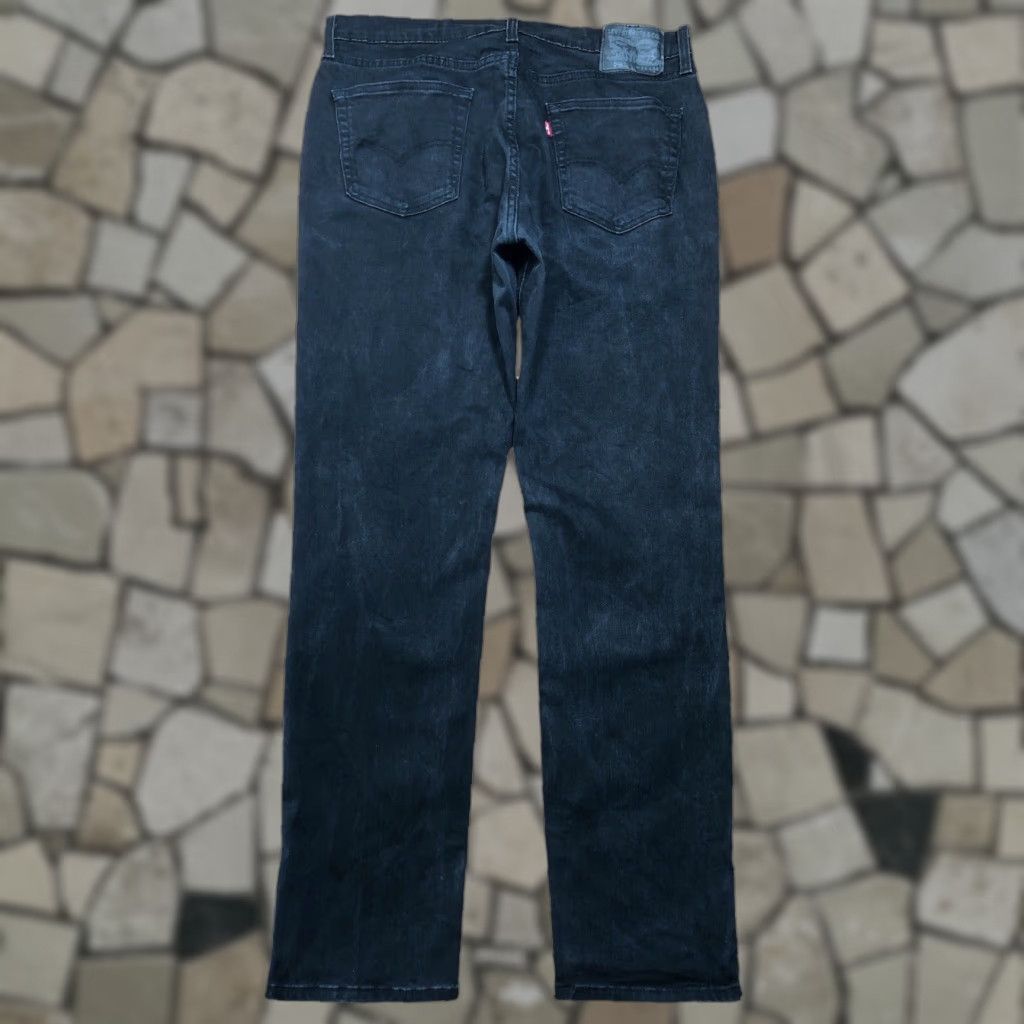 Levi's Levi's 541 Athletic Taper Jeans Denim Black 34x34 Men Regular 5-Pocket Belt Loops Zip Fly Leather Logo Size US 34 / EU 50 - 1 Thumbnail