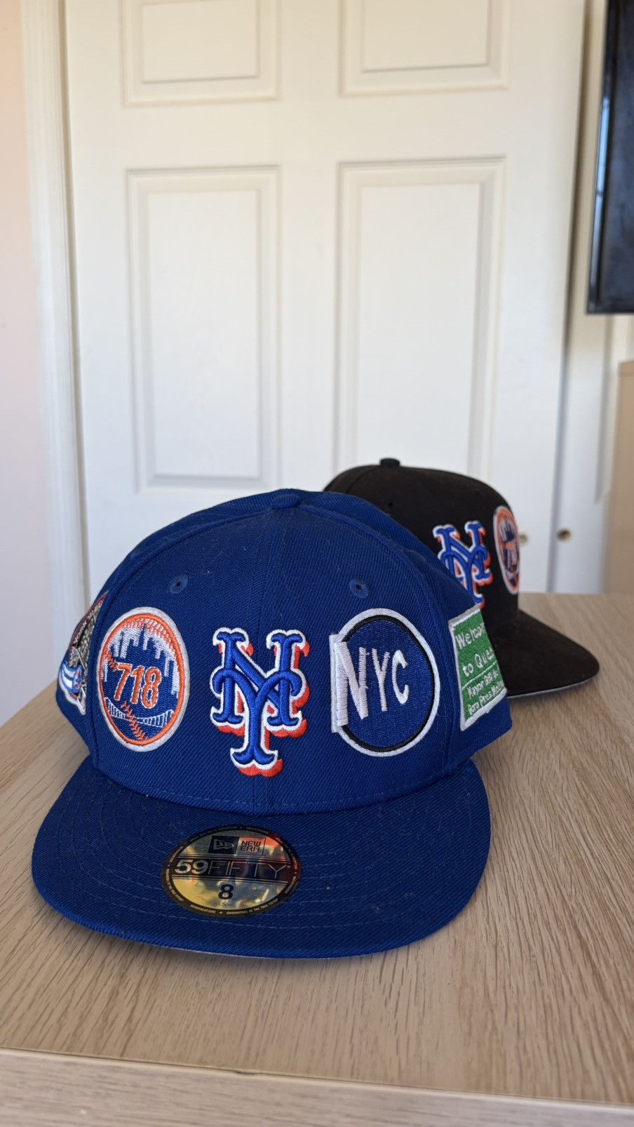 New Era (2 hats !) Bundle New Era 59FIFTY NYC / Queens Patch Size ONE SIZE - 11 Thumbnail