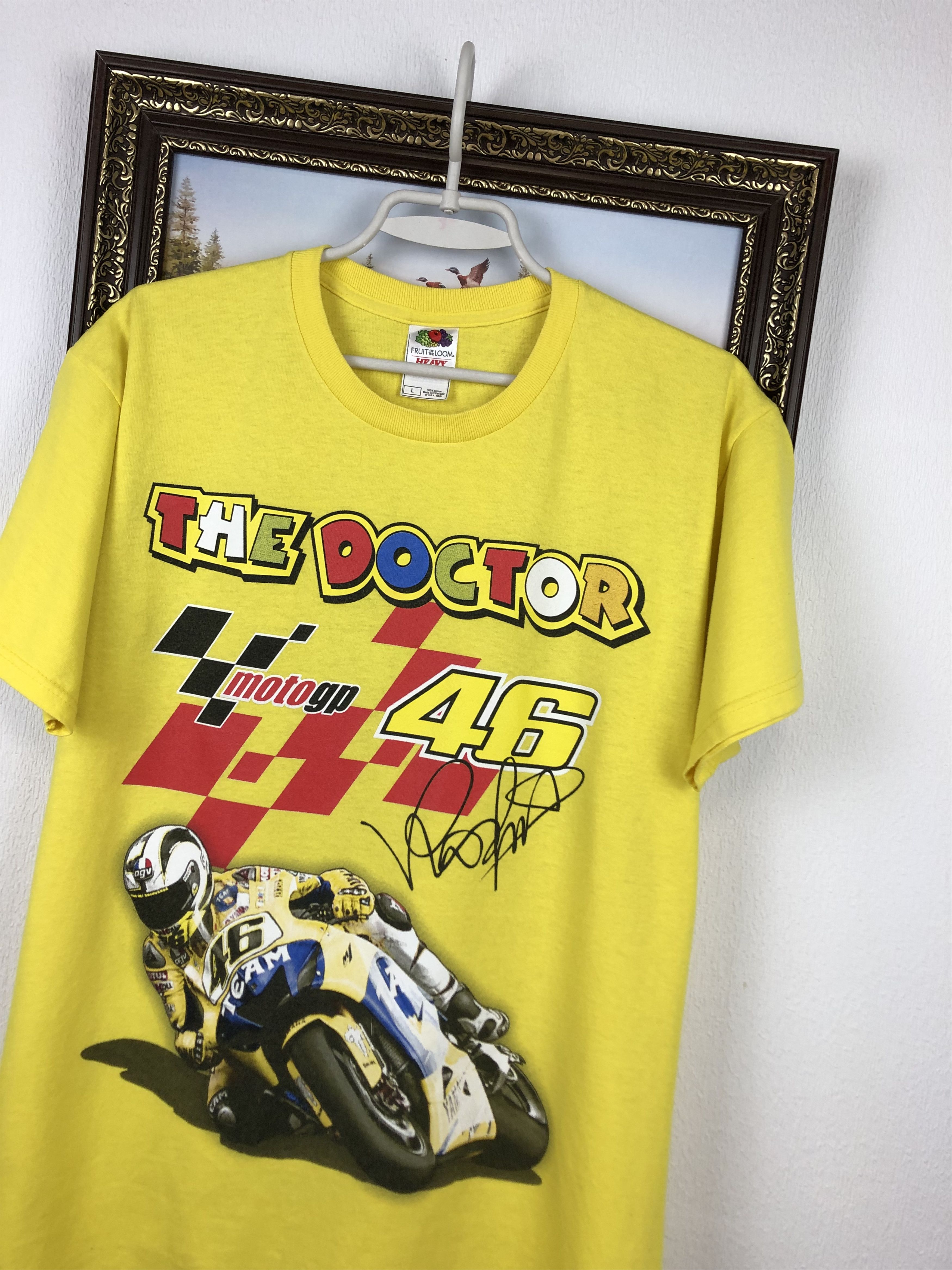 Vintage Vintage Valentino Rossi Doctor Sun Racing Yamaha Jersey Tee Size US L / EU 52-54 / 3 - 5 Thumbnail