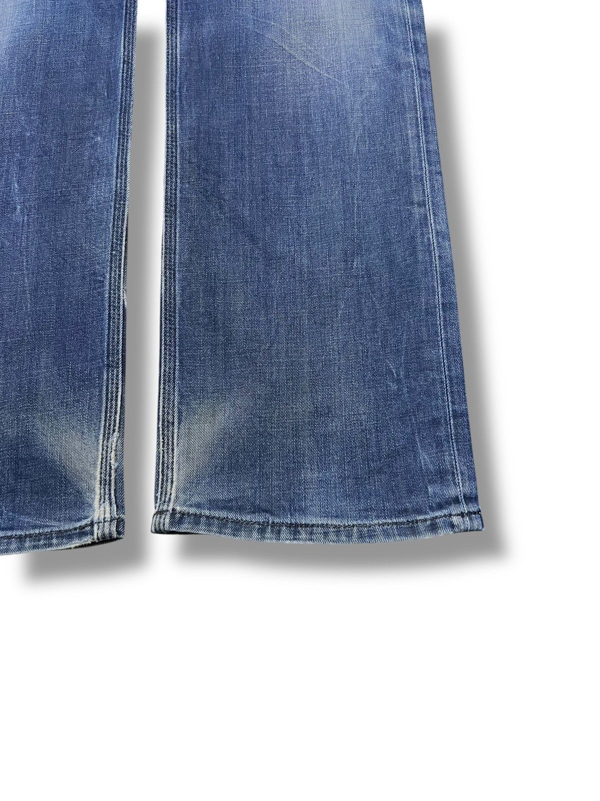 Japanese Brand Vintage Back Number®️Japan - Faded, Distressed Jeans Size US 36 / EU 52 - 7 Thumbnail