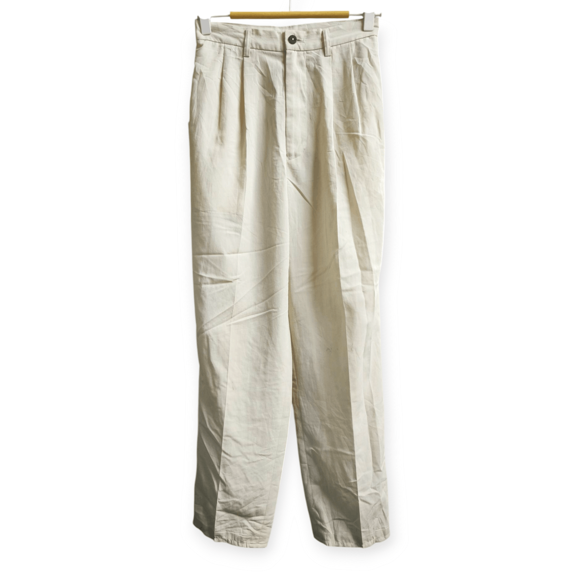 Japanese Brand × Y's × Yohji Yamamoto Iwish by Y's bis Basic Nylon Slack Pants Size 26" / US 2 / IT 38 - 2 Thumbnail