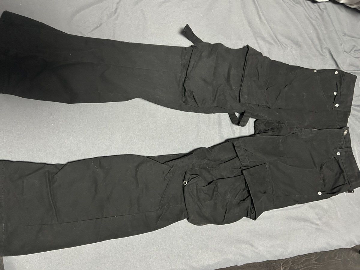 Vuja De Vuja De black bondage cargo pants size S Size US 30 / EU 46 - 4 Thumbnail